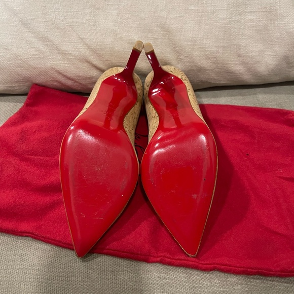 Christian Louboutin Cork Heels - Picture 3 of 4